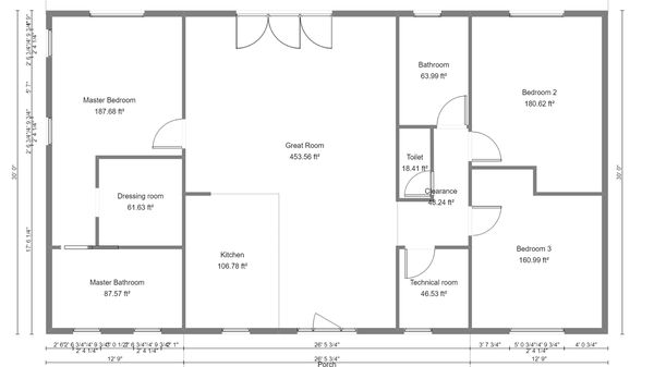 2D plattegrond ontworpen met Cedreo