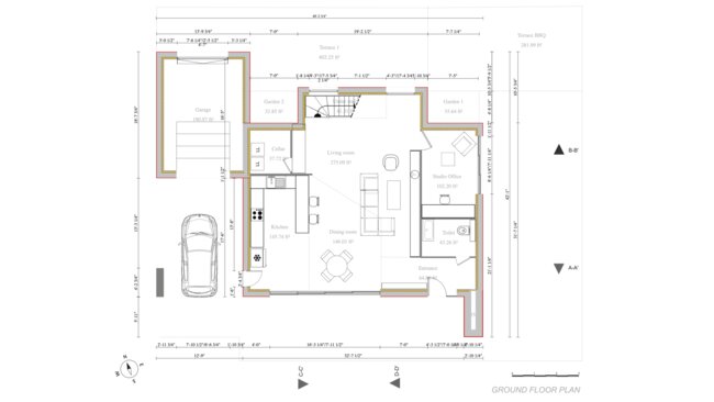 2D floor plan example